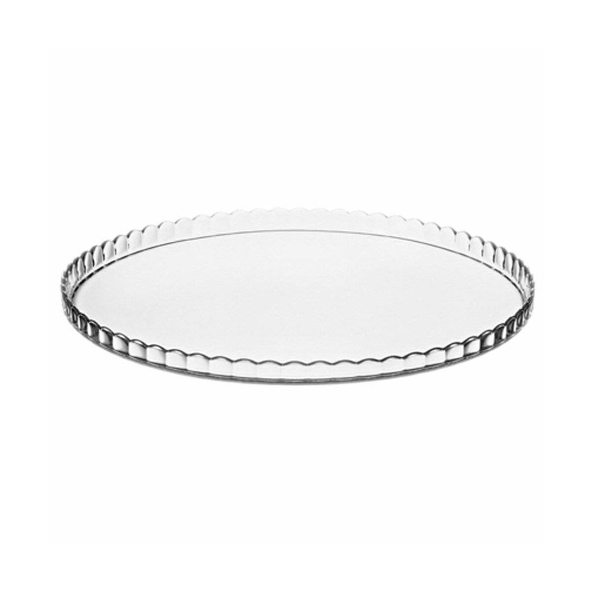 Pasabahce Patisserie Tortenplatte aus Glas 32 cm Servierplatte mit Deckel Rund