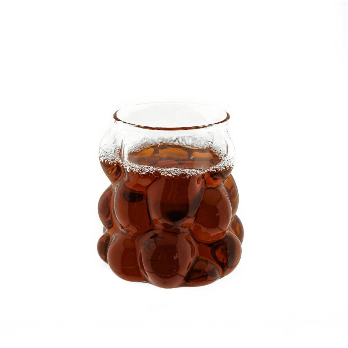 2er Trinkgläser Set 400 ml Bubble Gläser Transparent Wassergläser Hitzebeständig