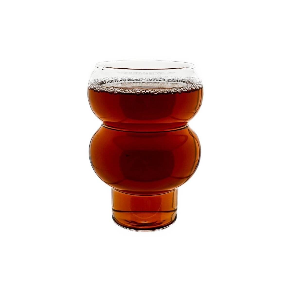 2er Trinkgläser-Set mit Bubble Design, 550 ml, Wassergläser, Transparent, Spülmaschinenfest