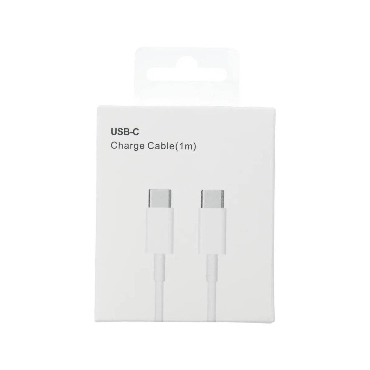 Kabel Typ C auf Typ C Bluetooth 3.0 - PD 30W HD26 - weiß 1 Meter