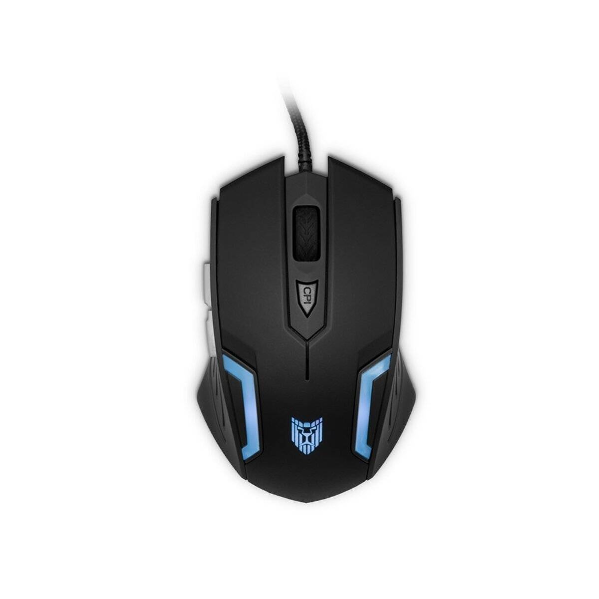 Gaming Maus MX 357C in Schwarz Maus mit RGB-Beleuchtung bis zu 2400DPI mit Kabel