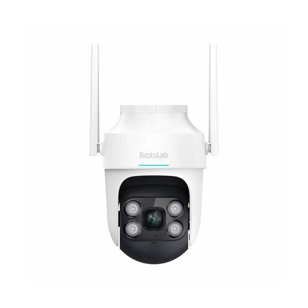 Überwachungskamers 360° WiFi Kamera für den Außenbereich - 4MP 5G Weiß mit einem weiten Sichtfeld