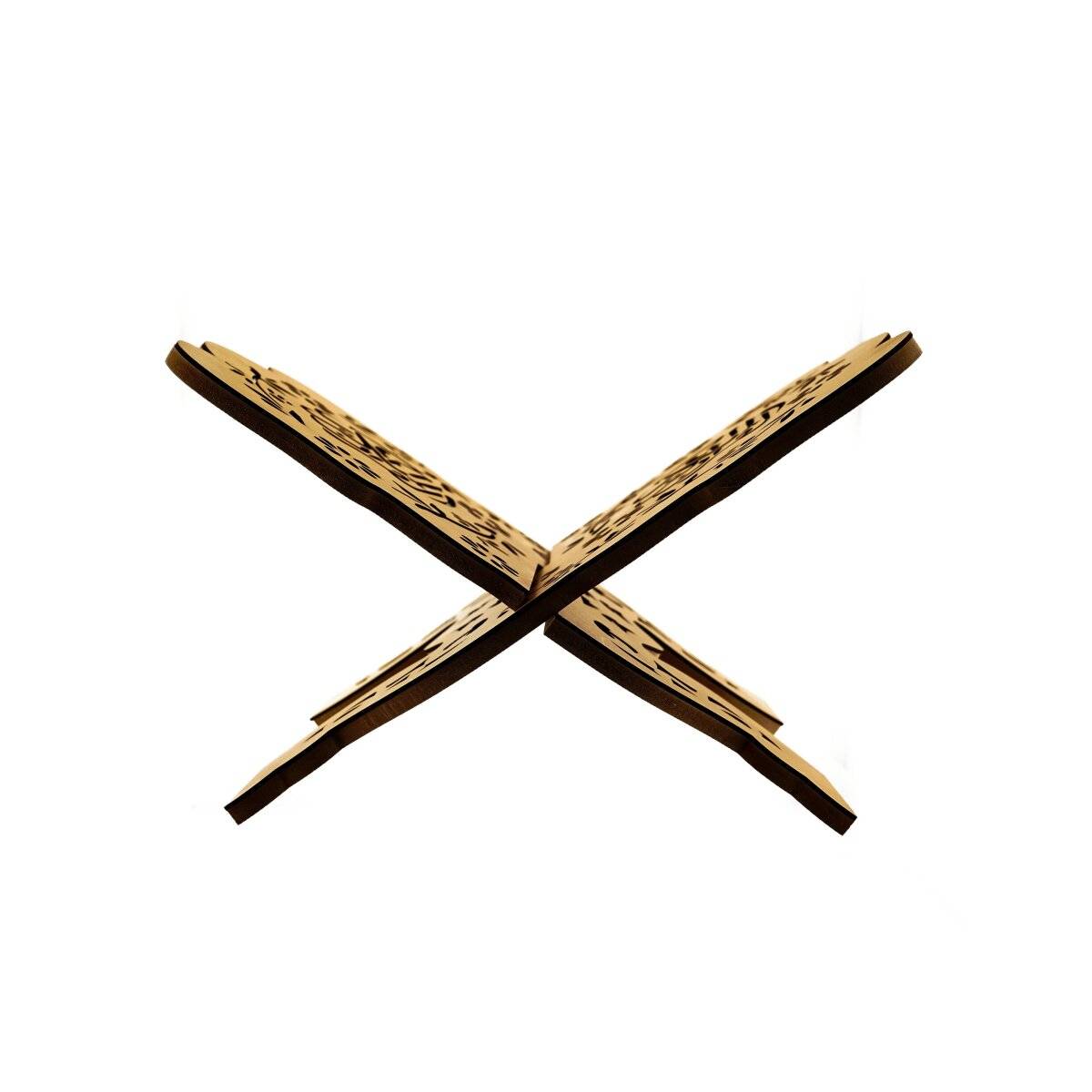 Bücherständer Quraanständer aus Holz mit arabischen Schriftzug klappbar 35x22 cm