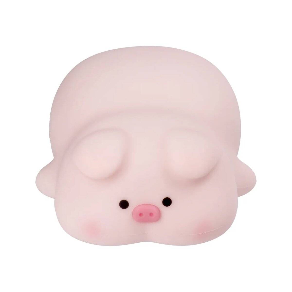 Niedliches Schweinchen-Nachtlicht mit 30 Minuten Timer - Silikon Nachtlicht mit Touch-Steuerung