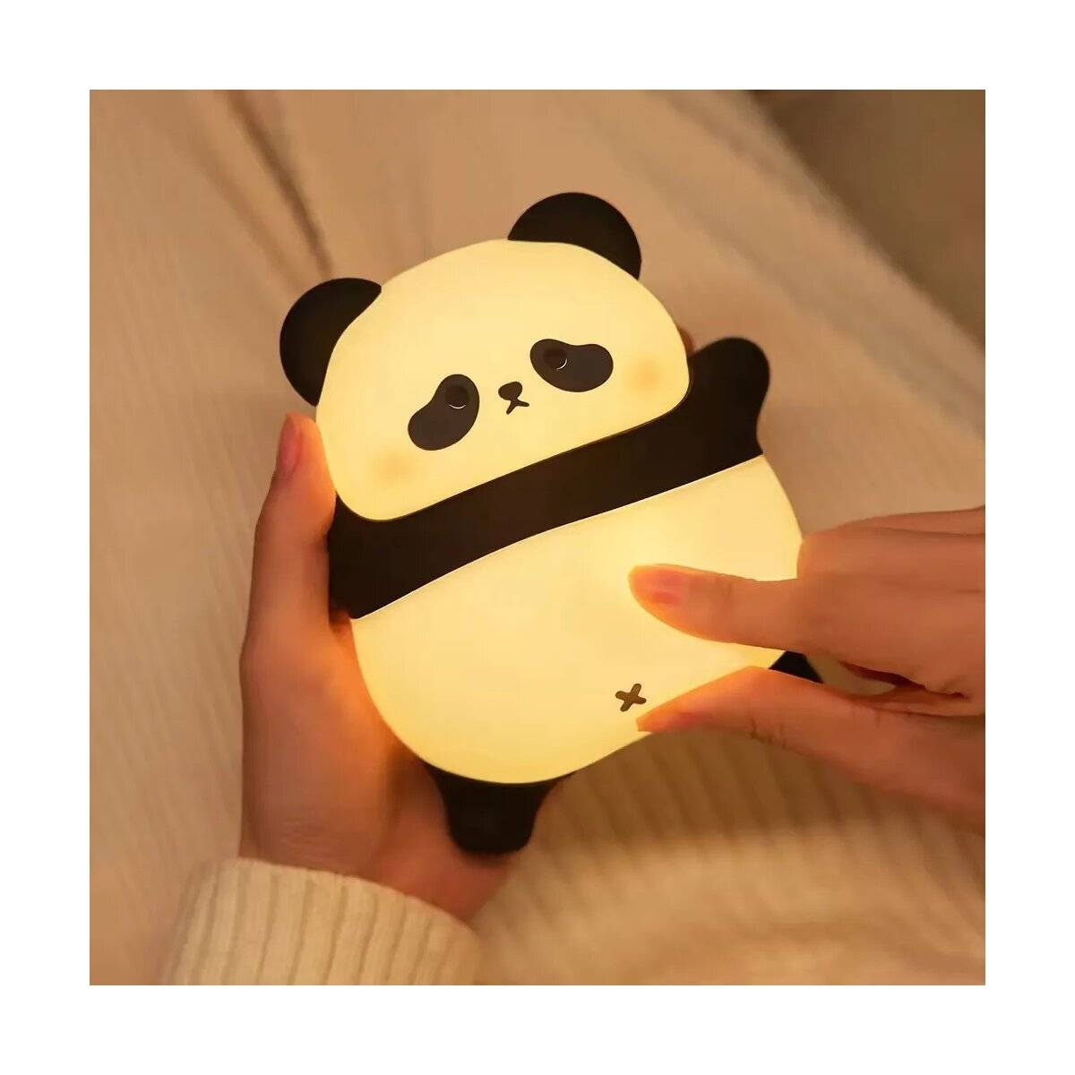 Panda Schlafbegleiter mit Touch-Funktion - Nachtlicht Schlaflicht für Kinder mit 30 Minuten-Timer