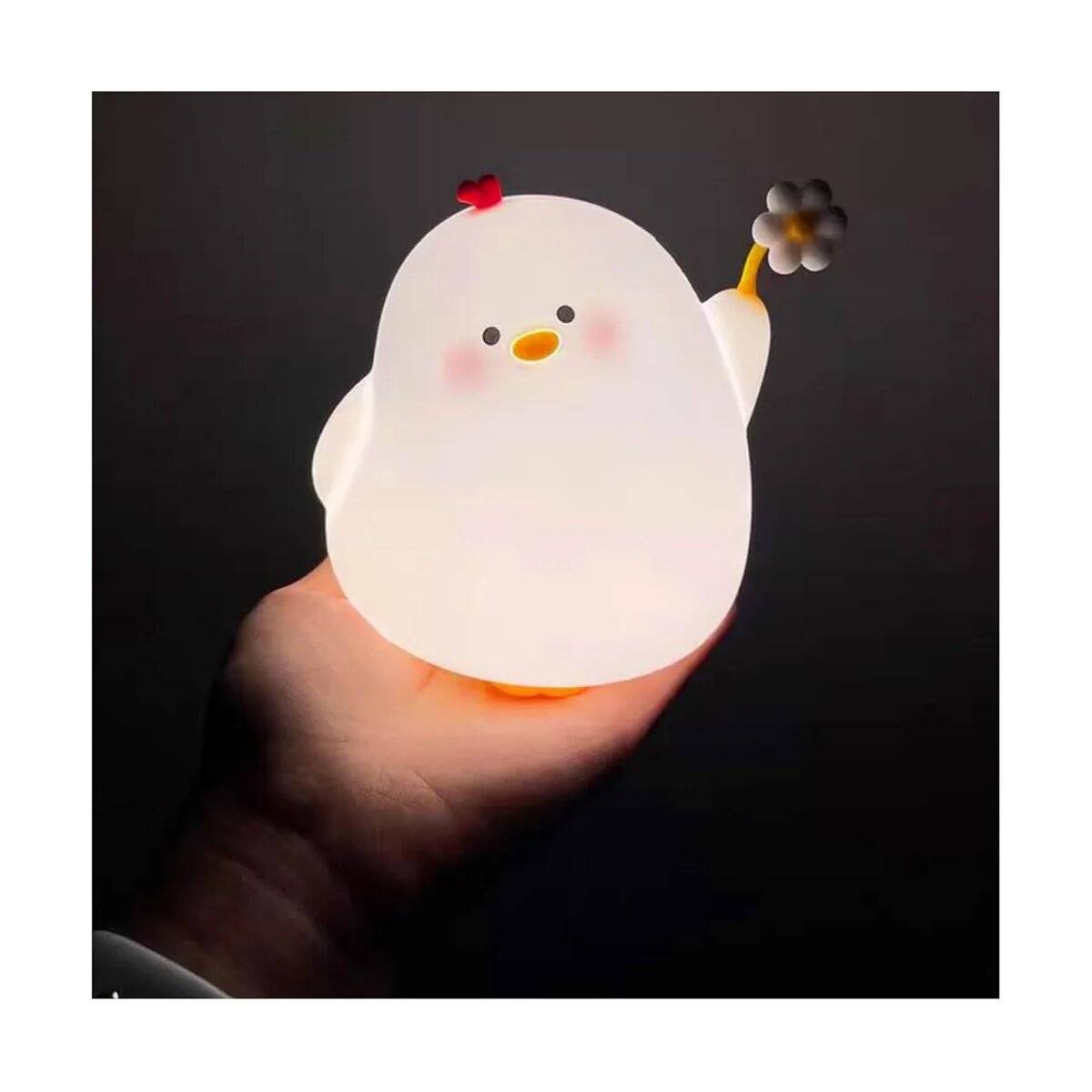 Huhn Nachtlicht - dekoratives Licht mit Touch-Funktion und 3 Stufen Helligkeitseinstellung