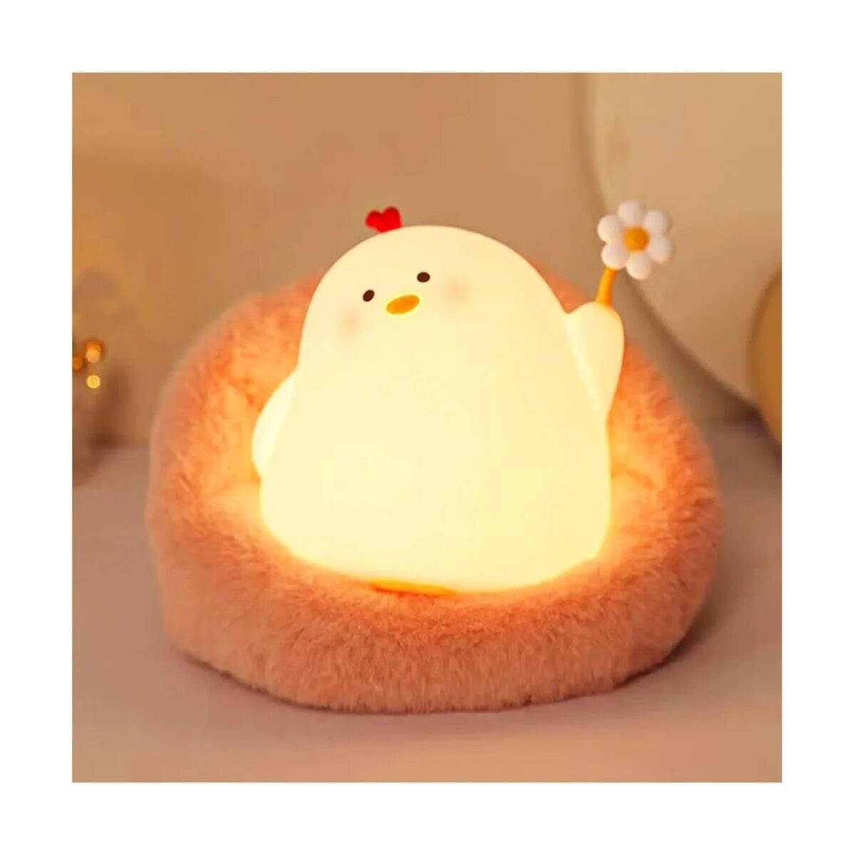 Huhn Nachtlicht - dekoratives Licht mit Touch-Funktion und 3 Stufen Helligkeitseinstellung