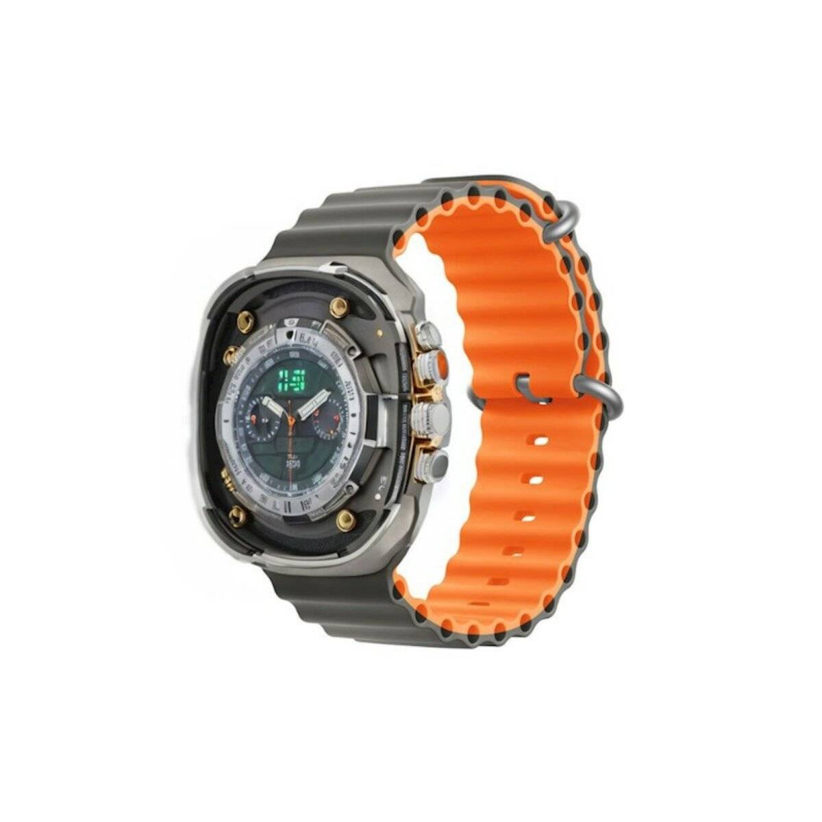 Devia Armband Deluxe Sport6 für Apple Watch 38mm/ 40mm/ 41mm Grau+Orange