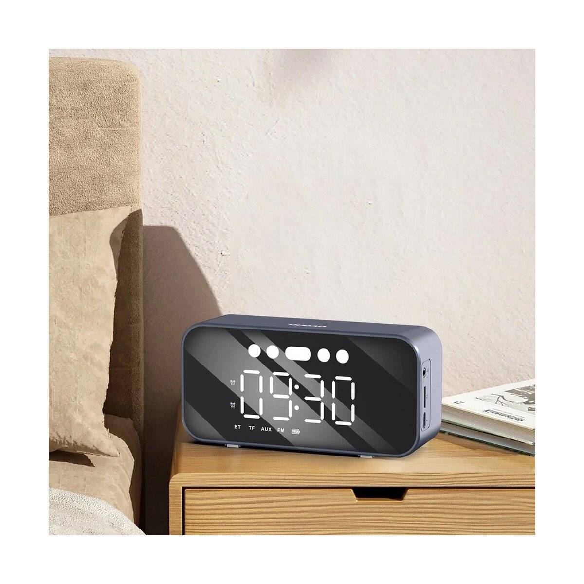 Bluetooth-Uhr/Lautsprecher  Silber - Y17 1200 mAh kabelloser Stereolautsprecher