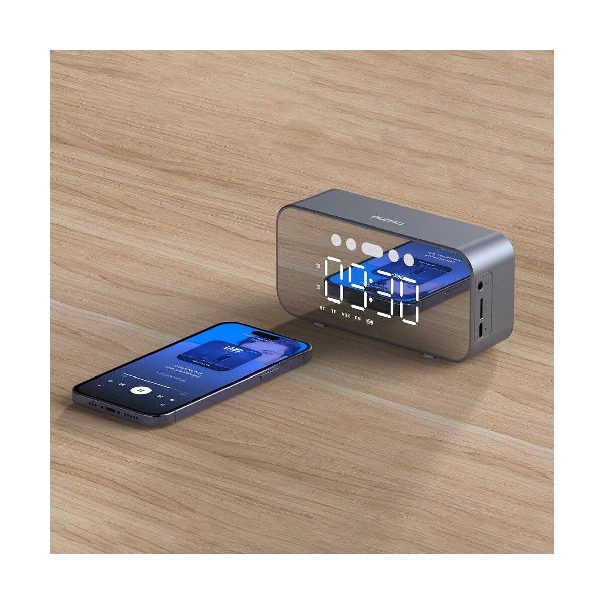 Bluetooth-Uhr/Lautsprecher  Silber - Y17 1200 mAh kabelloser Stereolautsprecher