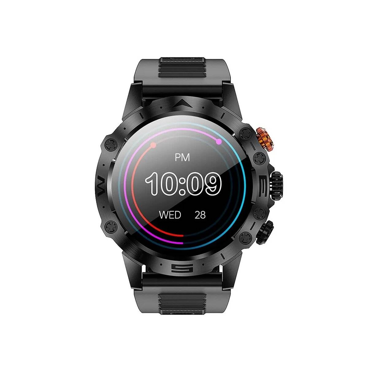 22 Sprachige wasserdichte Watch in Schwarz - kompatibel mit mehreren Systemen