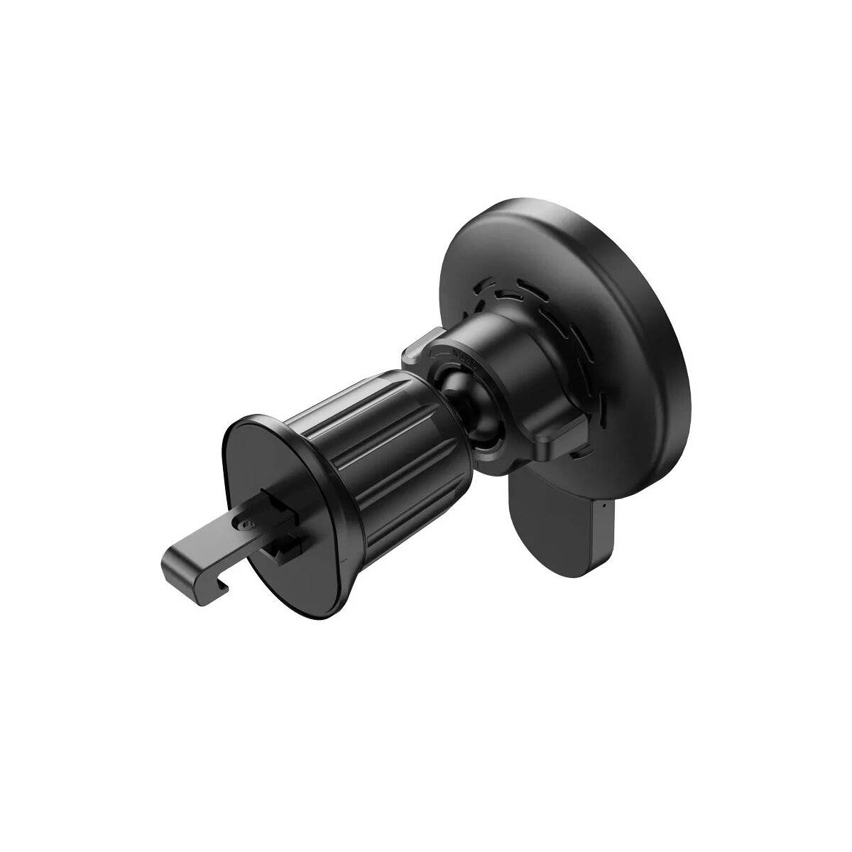 Autohalter mit kabelloser Induktionsladung - 15 W kompatibel mit iPhone - Schwarz