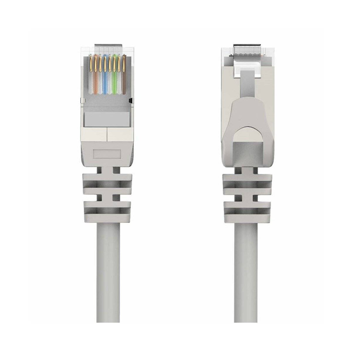 Ethernet Cat5E Netzwerkkabel weiß - mit bis zu einer Übertragungsgeschwindigkeiten von bis zu 100 Mbit/s 1 m