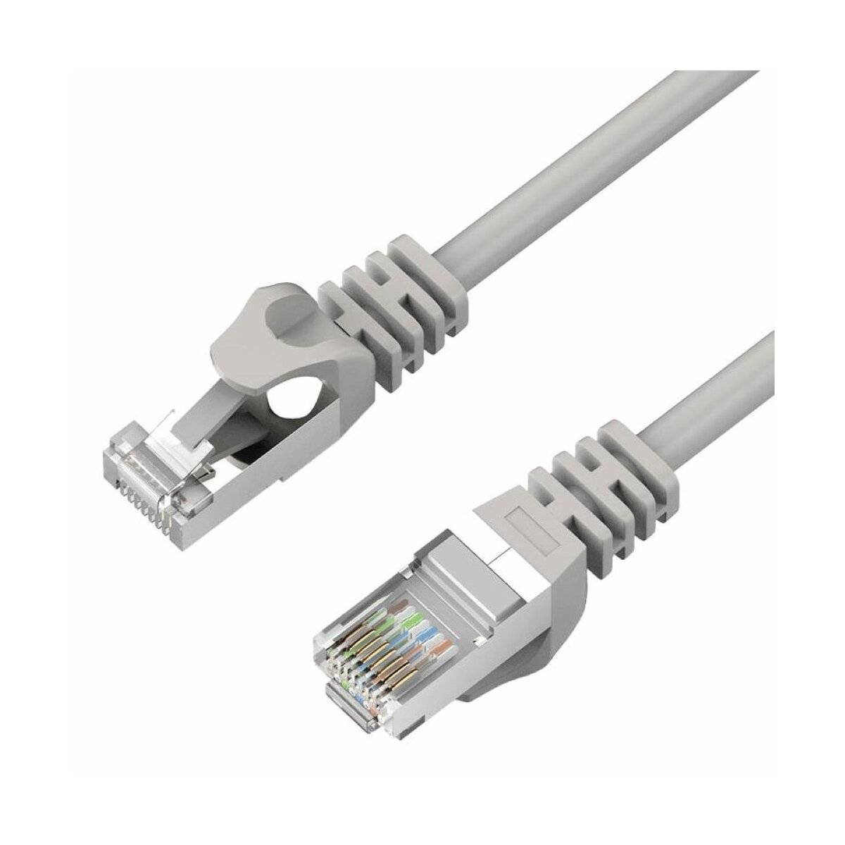 Ethernet Cat5E Netzwerkkabel weiß - mit bis zu einer Übertragungsgeschwindigkeiten von bis zu 100 Mbit/s 1 m