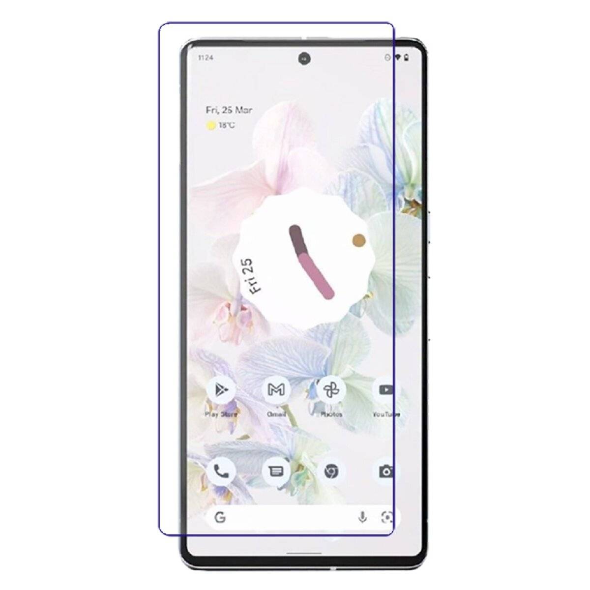 Schutzglas 9H kompatibel mit Google Pixel 9 Pro Displayschutzfolie Passgenau Glas 1x Schutzglas