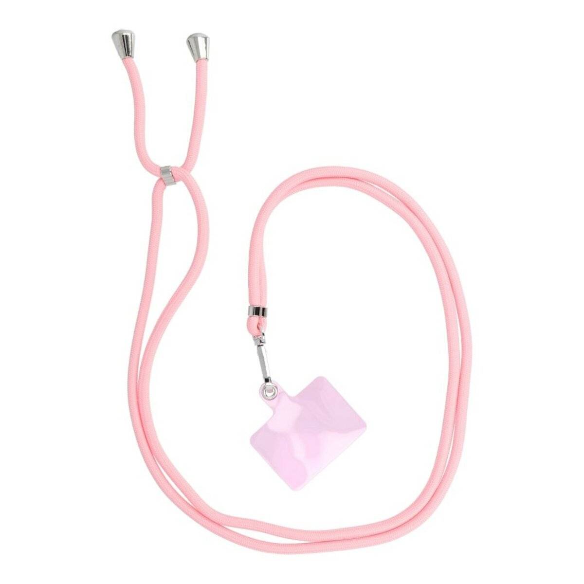 Anhänger für das Telefon mit verstellbarer Länge / Kordellänge 165cm, 82,5cm in der Schlaufe Pink