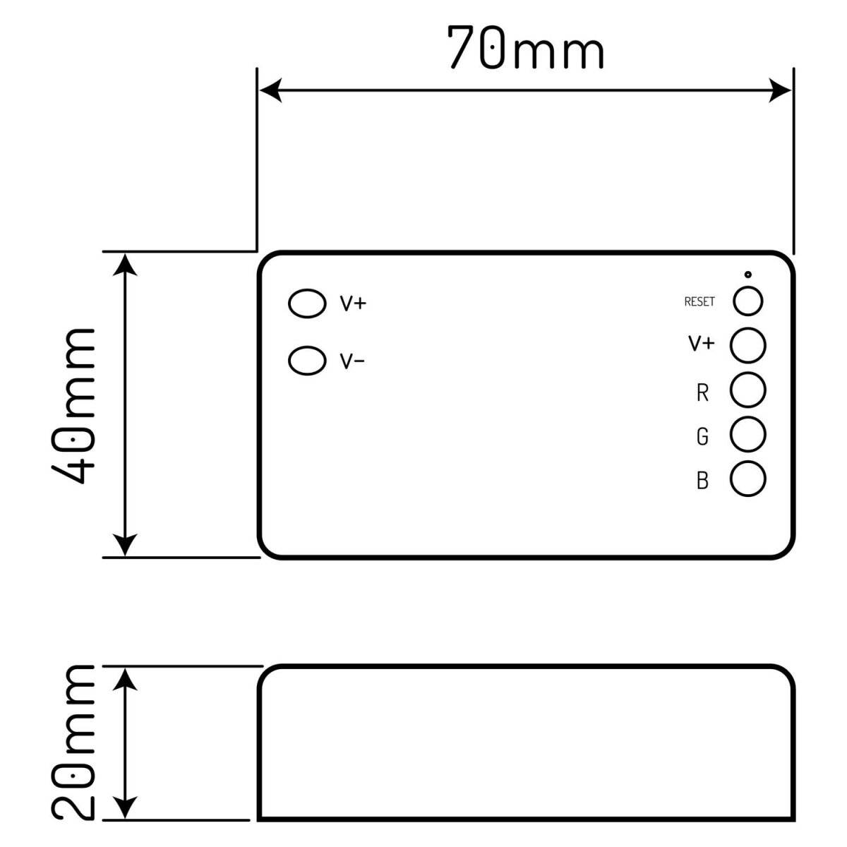 LED line® Controller VARIANTE RF WIFI TUYA RGBW