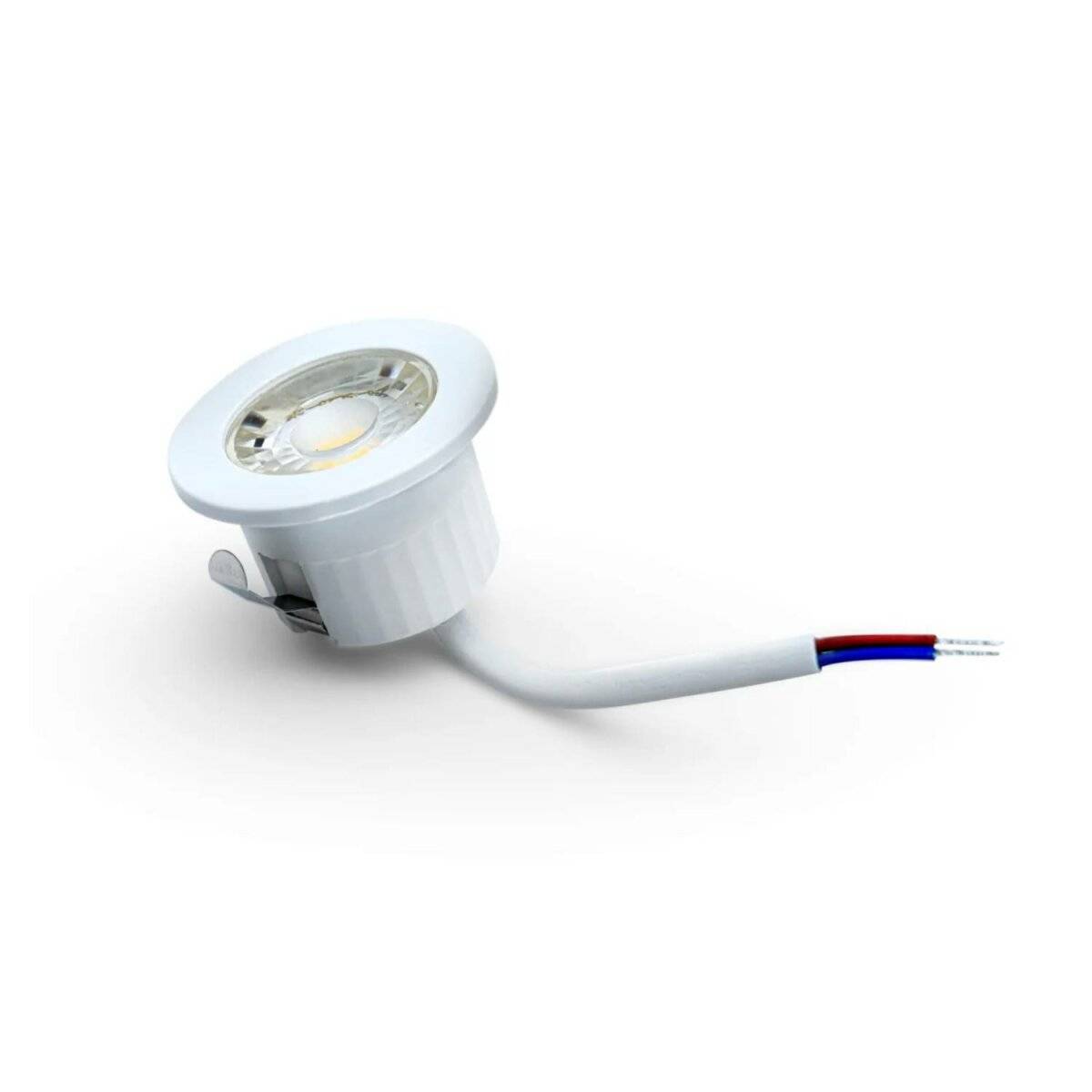 LED Einbauspot Minispot 3W IP54 rund weiß/schwarz/gold/silber Ø 3,5 cm (deckenausschnitt) kaltweiß (6400 K)