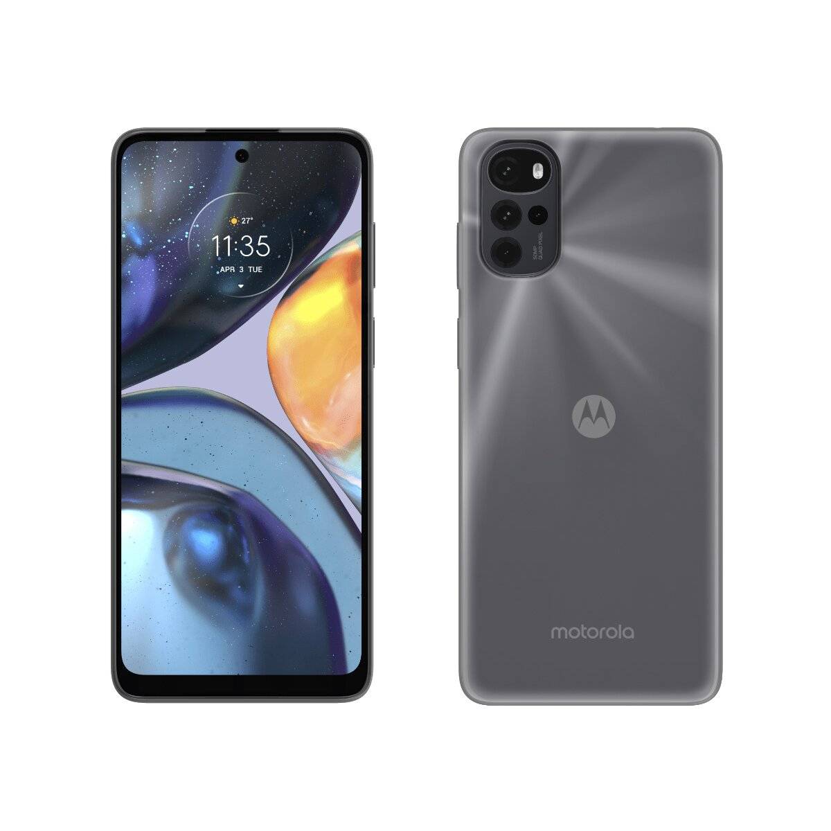 Silikon Hülle Basic kompatibel mit MOTOROLA MOTO G24/G04 Case TPU Soft Handy Cover Schutz Transparent
