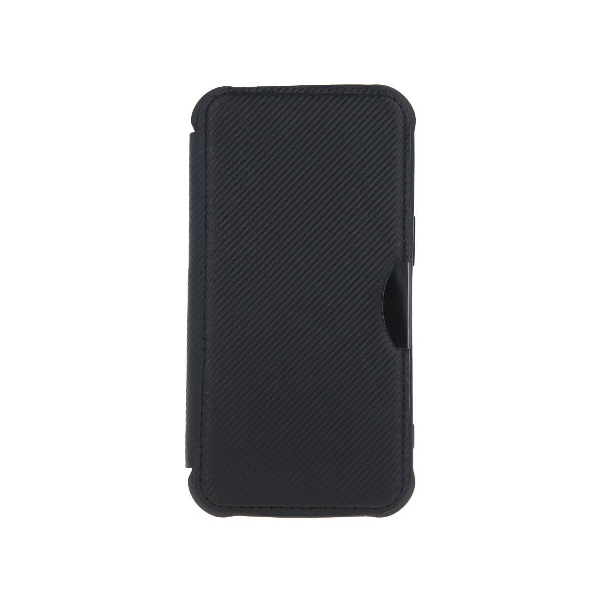 Smart Carbon Handy Hülle kompatibel mit Samsung Galaxy S22 Schwarz