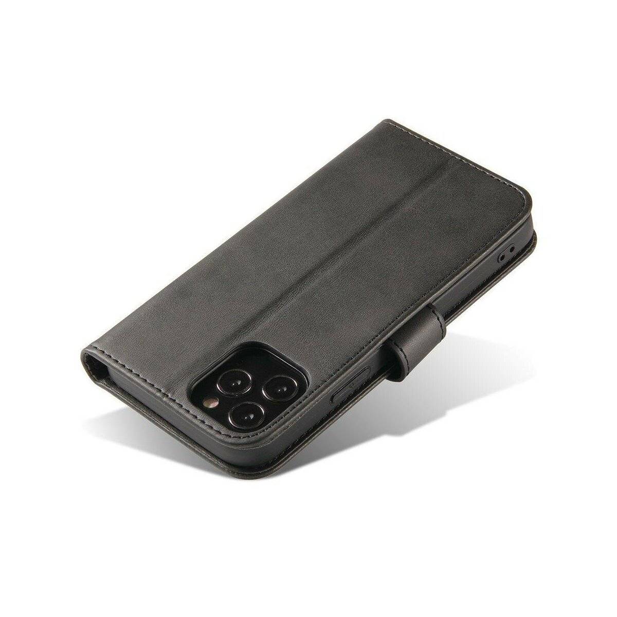 Premium Magnet Case Buch Tasche Schutzhülle aufklappbare Hülle Standfunktion kompatibel mit Motorola Moto G32 Schwarz