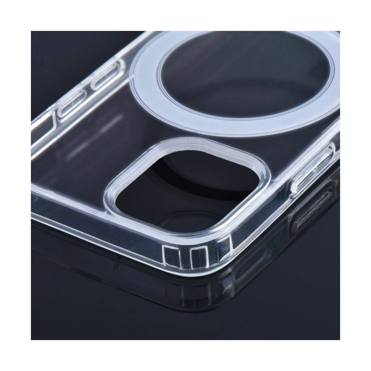 Clear Mag Cover kompatibel mit Magsafe TPU Handyhülle Transparent kompatibel mit iPhone 16