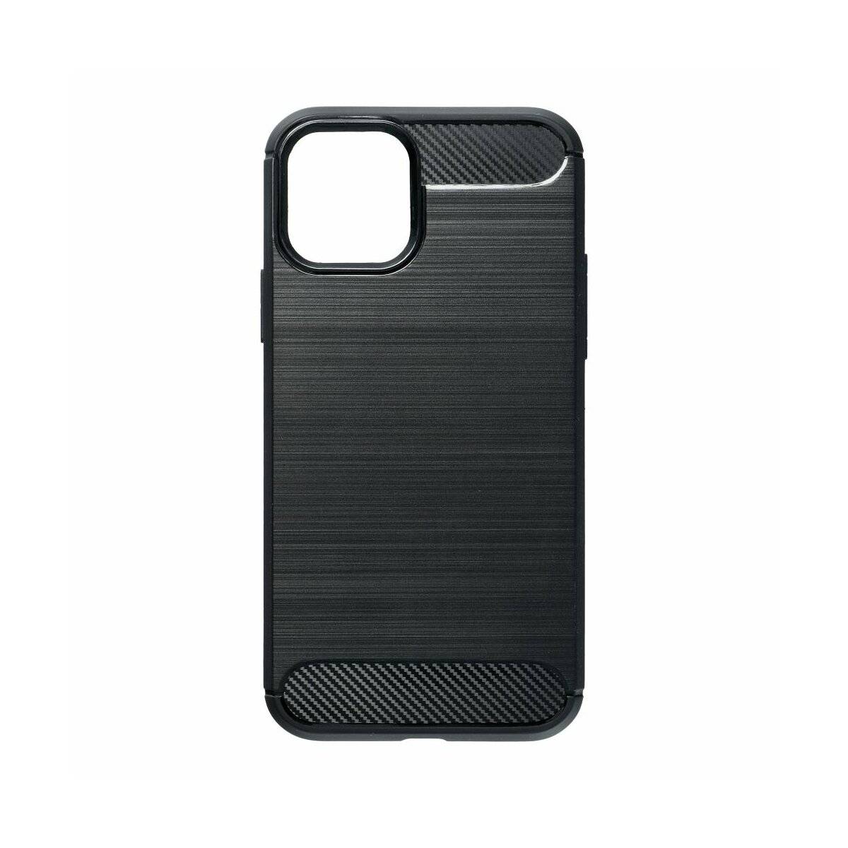 Carbon Case Silikon Handyhülle kompatibel mit iPhone 16 Plus