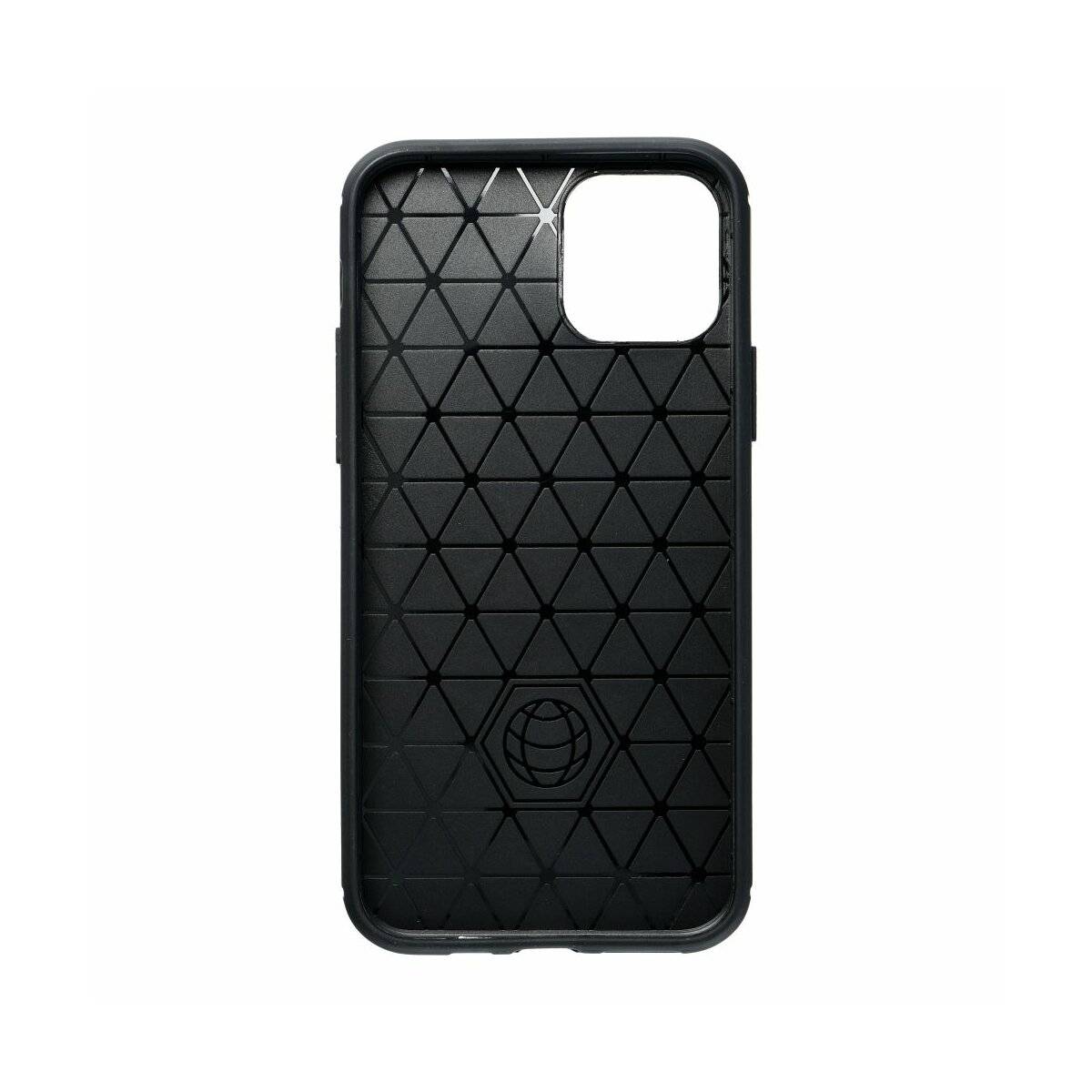 Carbon Case Silikon Handyhülle kompatibel mit iPhone 16 Plus