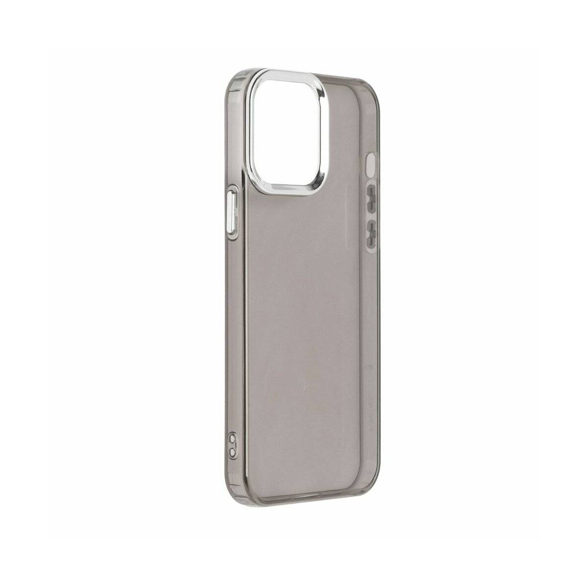 Pearl Handyhülle mit transparentem Design kompatibel mit iPhone 16 Pro Max Schwarz