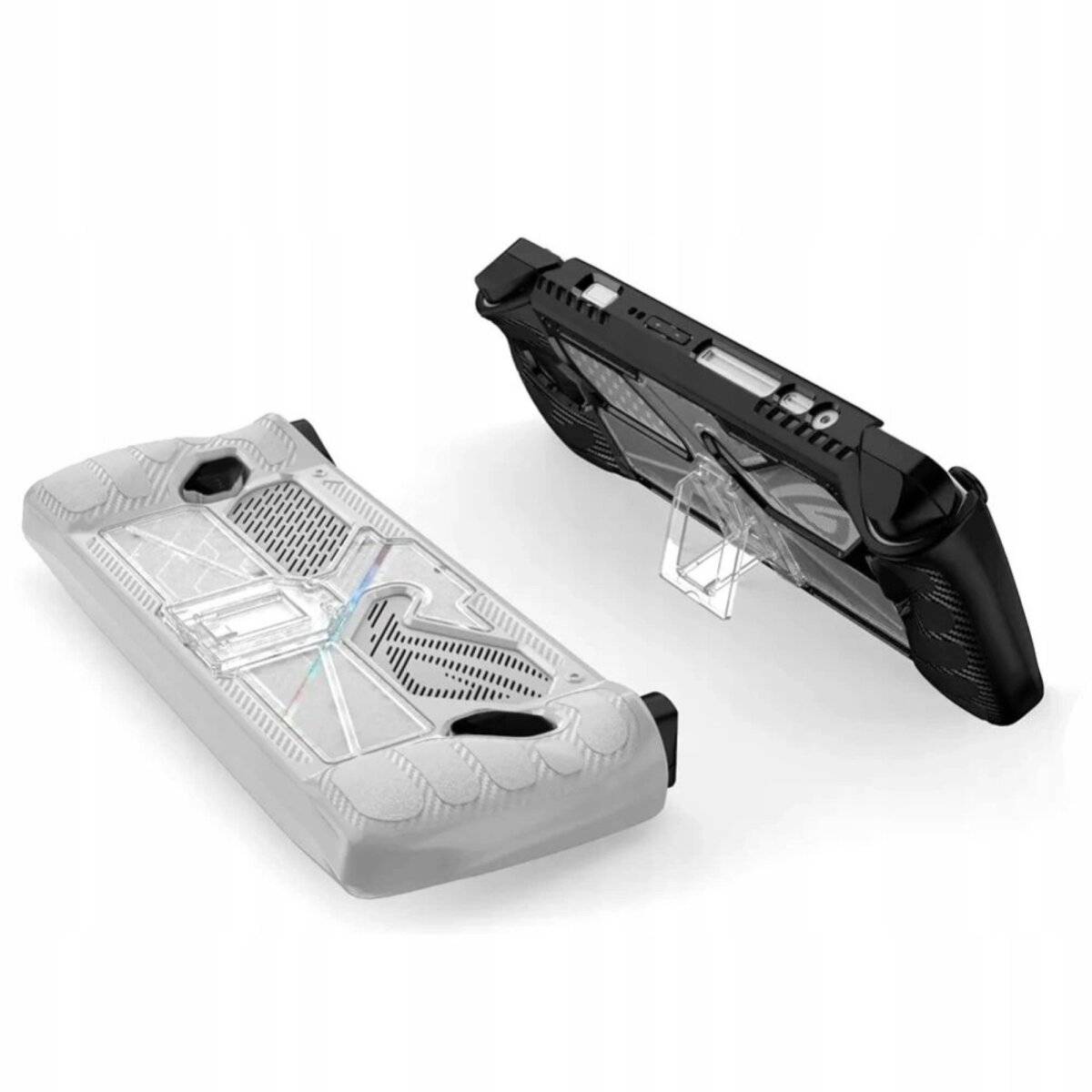 Tech-Protect Defense-Hülle für Asus ROG Ally  schwarz und transparent