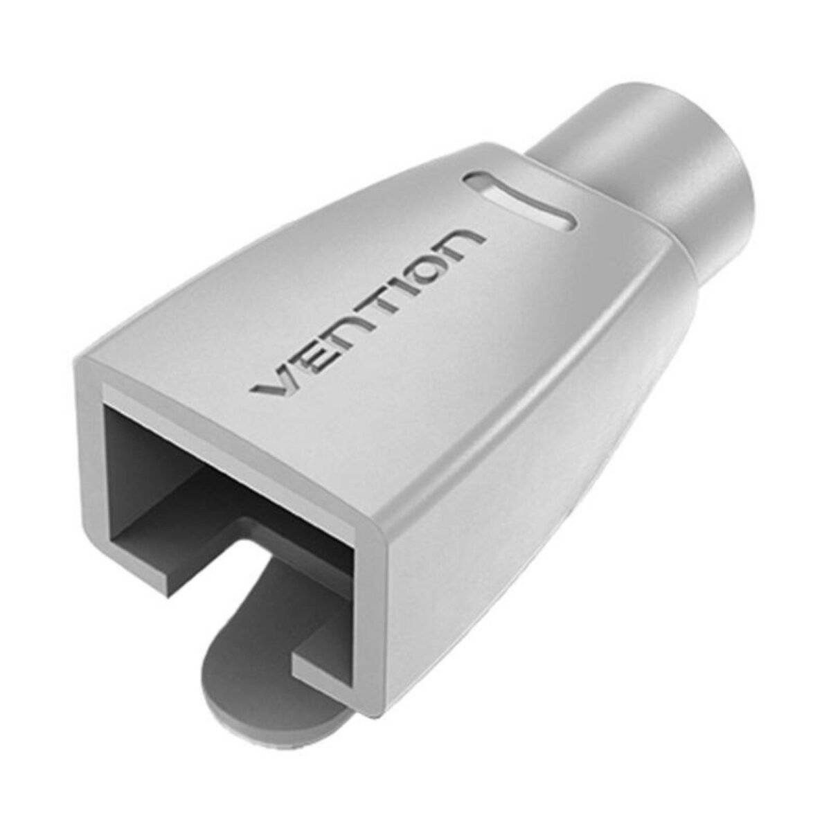 Zugentlastungsmanschetten RJ45-Abdeckung Kabelschutz 50 Stück aus PVC Grau