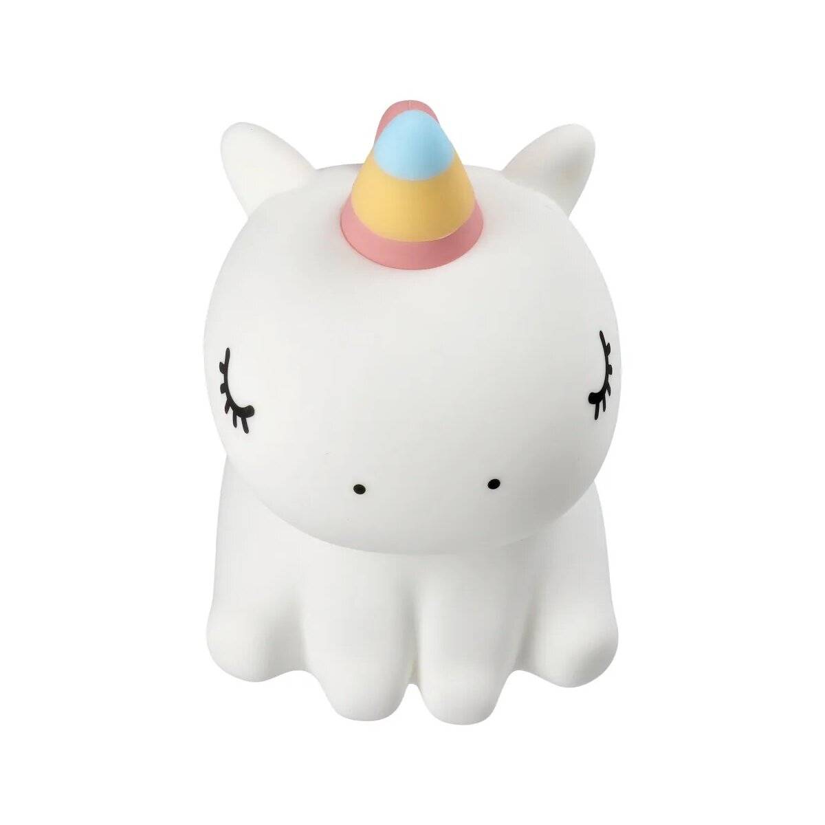 Tragbare Silikon Einhorn-Lampe Nachttischlampe mit 3 Stufen - Silikon Touch-Lampe als Schlafbegleiter