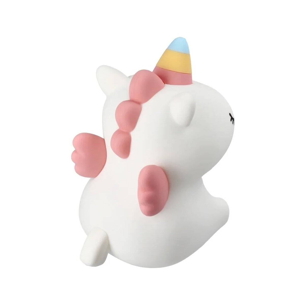 Tragbare Silikon Einhorn-Lampe Nachttischlampe mit 3 Stufen - Silikon Touch-Lampe als Schlafbegleiter