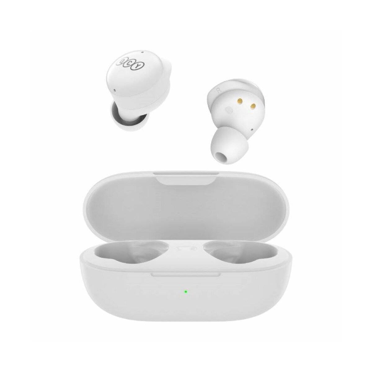 Kabellose Kopfhörer Weiß T17 - Bluetooth 5.1 Ohrhörer mit Typ-C Ladeanschluss