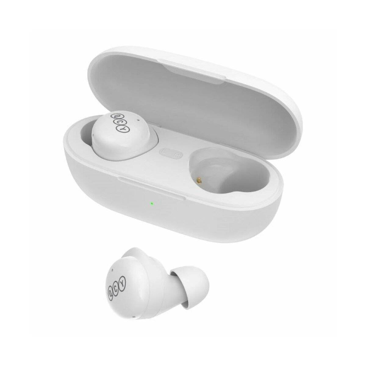 Kabellose Kopfhörer Weiß T17 - Bluetooth 5.1 Ohrhörer mit Typ-C Ladeanschluss