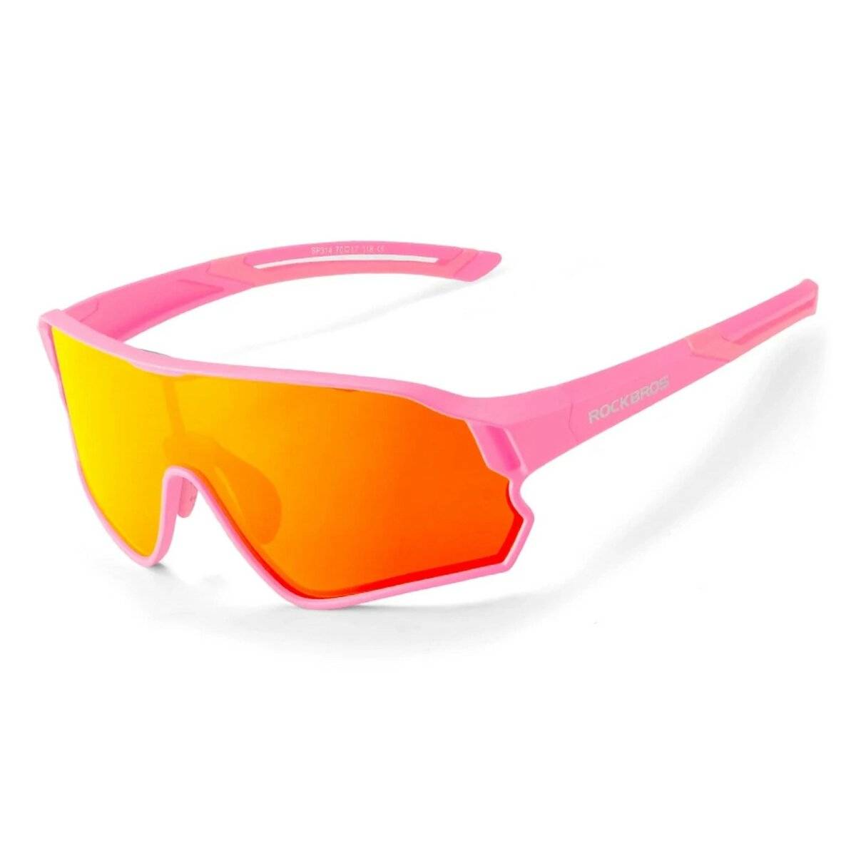 Polarisierte Fahrradbrille für Kinder von 814 Jahren mit UV400-Filter Pink