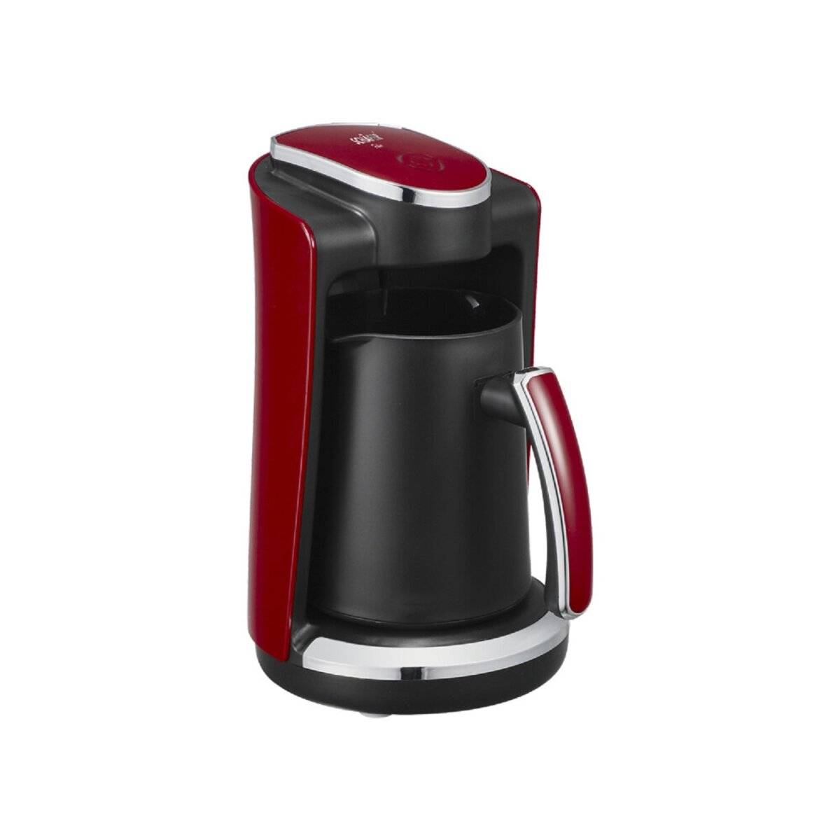 Mokkamaschine Kaffeekocher 250 ml 400W – Schneller Kaffeegenuss auf Knopfdruck Rot