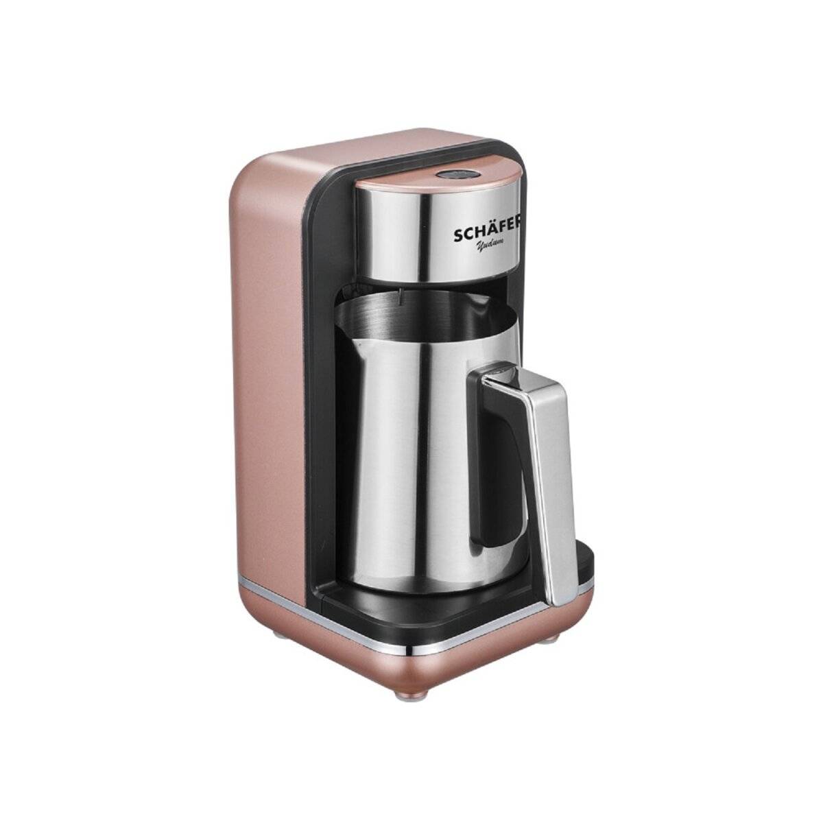 Kaffeekocher 250 ml – 400W Mokkamaschine für unkomplizierten Kaffeegenuss Rosegold