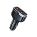 Autoladegerät 2 x USB A + 2 x Typ C - Ladeadapter für Kfz PD QC 3A 66W in schwarz Autoladegerät 2 x USB A + 2 x Typ C - Ladeadapter für Kfz PD QC 3A 66W in schwarz