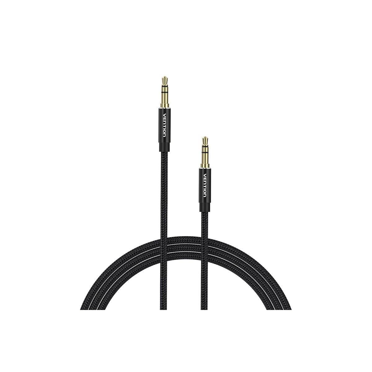 Audiokabel 3,5 mm Mini-Buchse 1m Schwarz