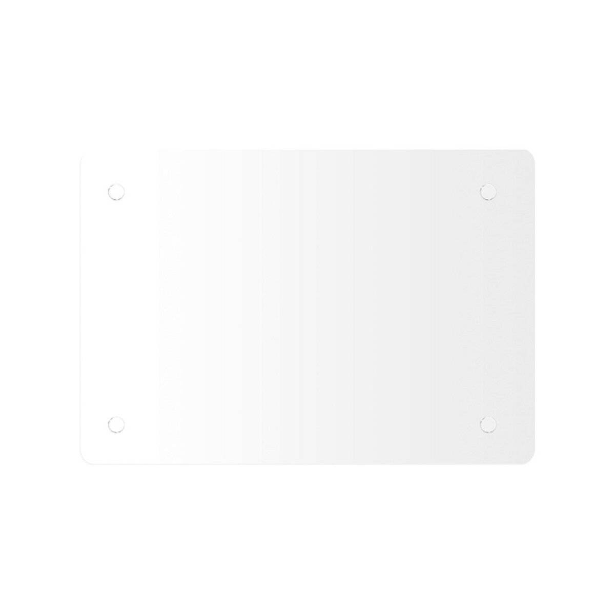 Elegantes Glas-Schneidebrett - Stilvoll und Hygienisch für Ihre Küche Transparent 20 x 30 cm