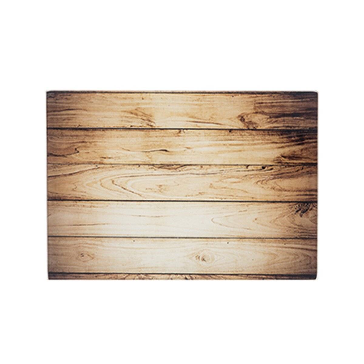 Elegantes Glas-Schneidebrett - Stilvoll und Hygienisch für Ihre Küche Holz Optik 20 x 30 cm