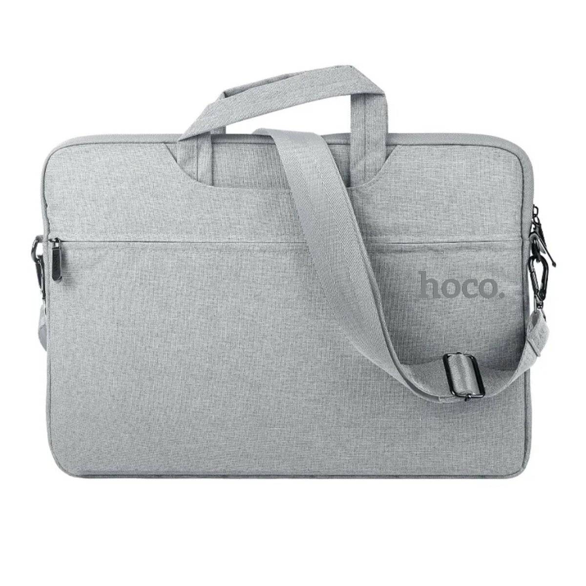 Tasche für Tablet, Laptop, Notebook geeignet für Geräte bis zu 14 Zoll mit Reißverschluss Grau