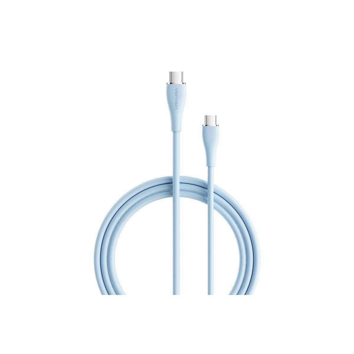 Ladekabel USB Typ C auf USB Typ C 100 W Schnellladekabel 480 Mbps Blau 1m