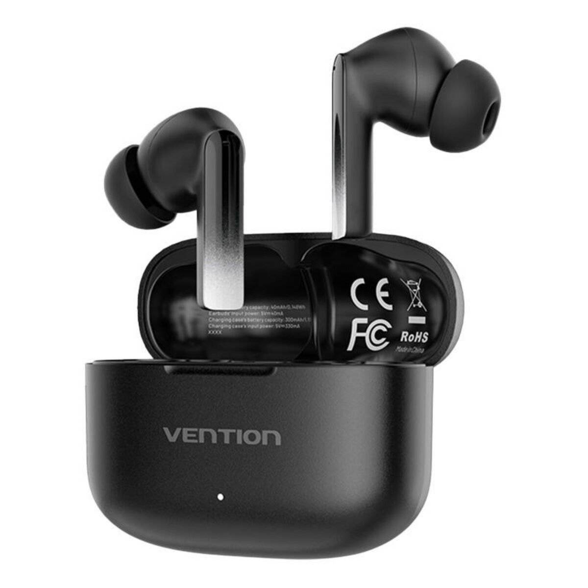 Kabellose Kopfhörer mit Bluetooth Technologie 5.3 In-Ear Kopfhörer 300mAh Schwarz