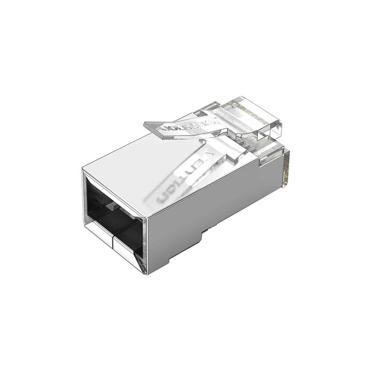 Modularer RJ45 CAT.5E FTP Stecker Transparent 10x