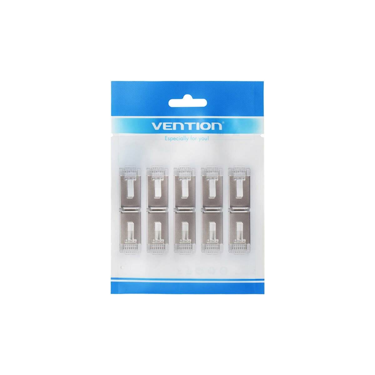 Modularer RJ45 CAT.5E FTP Stecker Transparent 10x