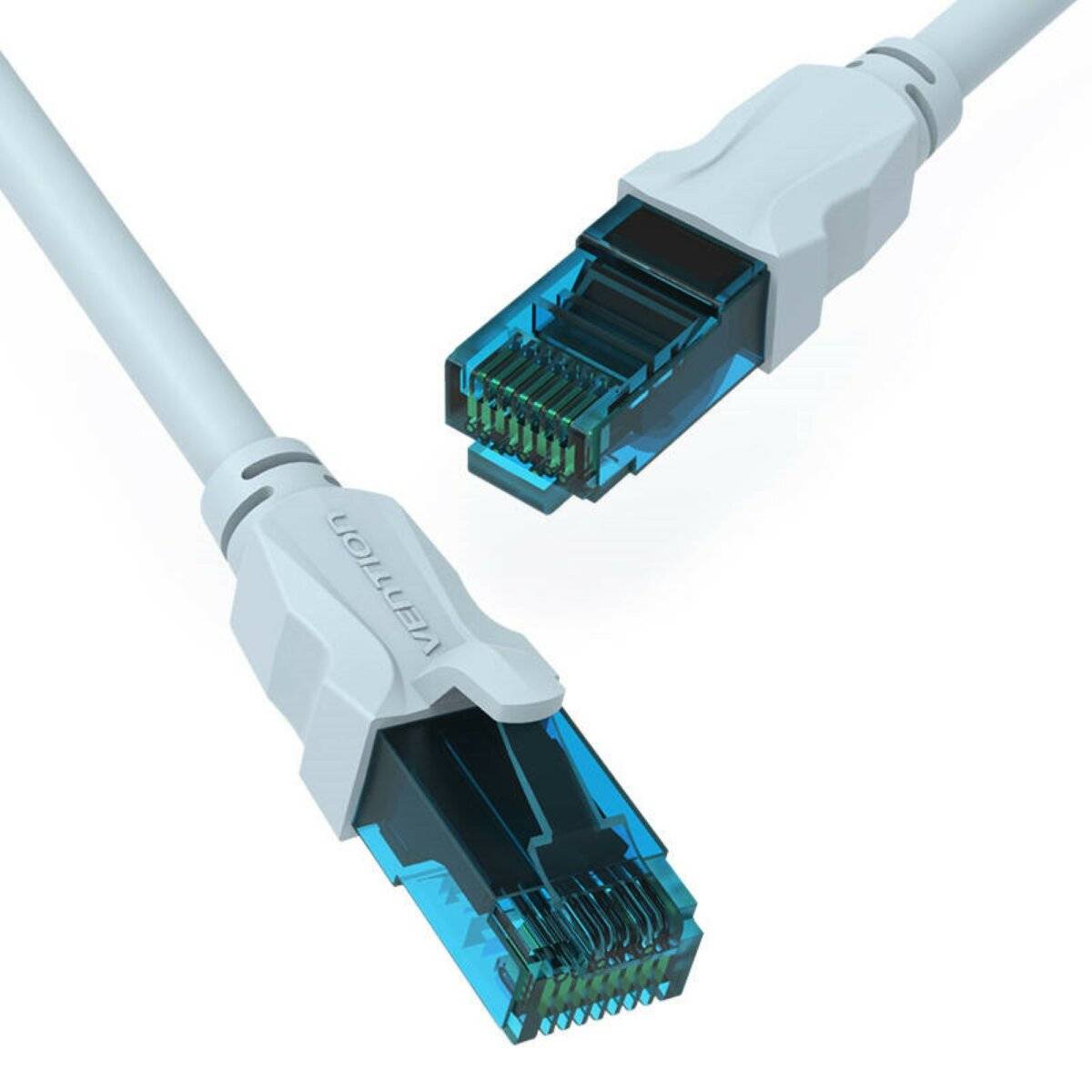 UTP CAT5E Netzwerkkabel Vention RJ45 Ethernet 100Mbps in Blau RJ45 auf RJ45 0,75m