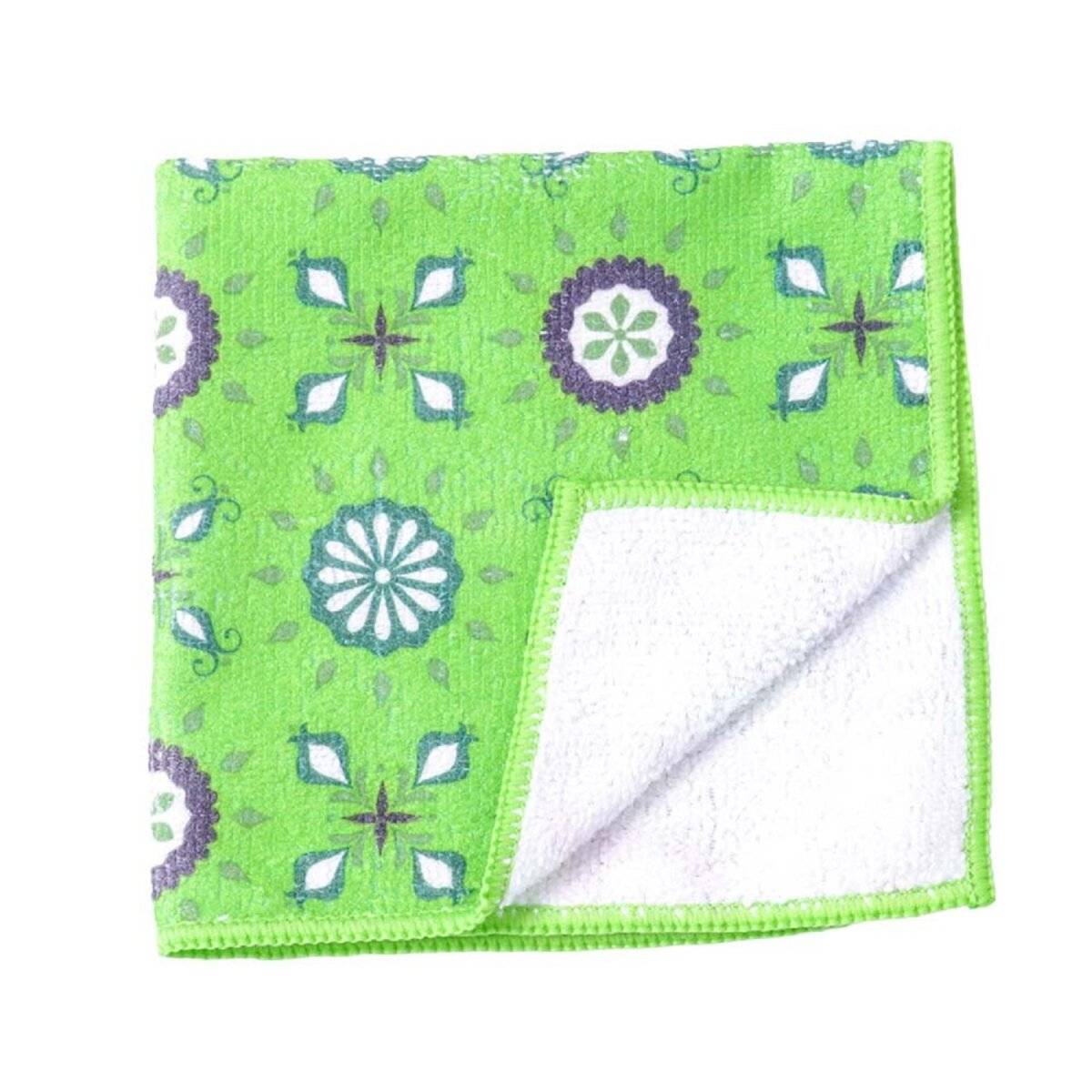 Mikrofasertuch für die Küche – Perfekte Sauberkeit im Handumdrehen 30 x 30 cm Blumen 10 Stück