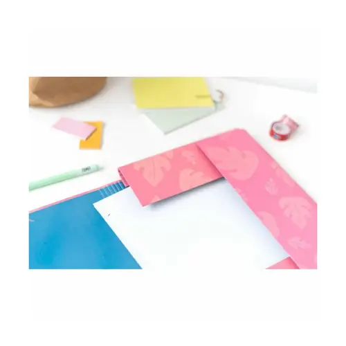 Mappe mit Gummiband A4 (24 x 34 cm) - Pinker Ordner als perfekter Begleiter für das Schuljahr Mappe mit Gummiband A4 (24 x 34 cm) - Pinker Ordner als perfekter Begleiter für das Schuljahr